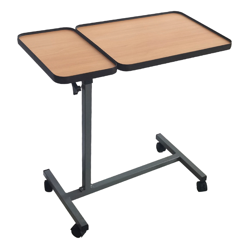 Double Tilt Adjustment Top Overbed Table DJ-PZ-F-00