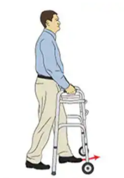 kliva in i en rollator